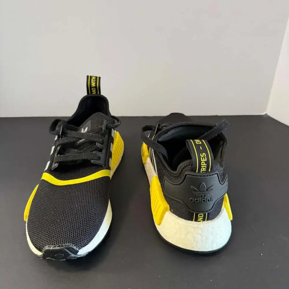 Adidas NMD‎ R1 Black Solar Yellow GV7183 Size 5.5